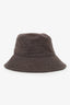 Hermès Brown Wool Calvi Bucket Hat Size 58