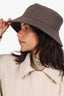 Hermès Brown Wool Calvi Bucket Hat Size 58