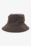 Hermès Brown Wool Calvi Bucket Hat Size 58