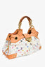 Louis Vuitton White Multicolore Monogram 'Ursula' GM Tote