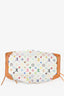 Louis Vuitton White Multicolore Monogram 'Ursula' GM Tote