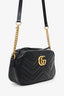 Gucci Black Small Marmont Matelasse Camera Bag