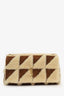 Saint Laurent Brown/Beige Shearling Suede Patchwork Medium Jamie Bag