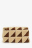 Saint Laurent Brown/Beige Shearling Suede Patchwork Medium Jamie Bag