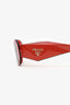 Prada Brown Rectangle Sunglasses