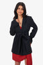 Toteme Black Belted Open Blazer Size S