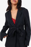 Toteme Black Belted Open Blazer Size S