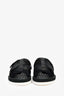 Christian Dior Black Oblique Jacquard 'Alpha' Sandals Size 38