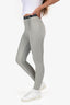Louis Vuitton Grey Logo Waistband Tights Size 36