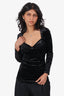 Isabel Marant Black Velvet Gubaia Top Size 38