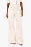 Sandro Cream Front Pocket Pants Size 36