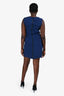 Gucci 2009 Navy Silk Dress Size 44 IT