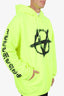 Vetements Green Anarchy Symbol Oversized Hoodie Size XS