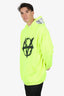 Vetements Green Anarchy Symbol Oversized Hoodie Size XS