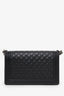 Pre-Loved Chanel™ 2017-18 Black Quilted Lambskin Medium Boy Bag