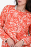 Bottega Veneta Orange Mohair Long Cardigan Size 40