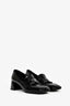 Prada Black Patent Leather Loafer Pumps Size 39