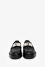 Hermès Black Leather Oversized Kelly Buckle Hot Loafers Size 39