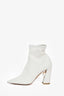 Nicholas Kirkwood Cream Leather Pearl Booties Size 39