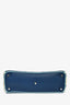 Christian Dior Python Navy/Light Blue Leather 'Diorissimo' Top Handle with Strap and Pouch