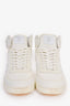 Louis Vuitton White Leather High-Top 'Rivioli' Sneakers Size 9 Mens