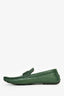 Louis Vuitton Green Leather 'Hockenheim Mocassin' Loafers Size 8.5 Mens