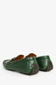Louis Vuitton Green Leather 'Hockenheim Mocassin' Loafers Size 8.5 Mens