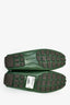 Louis Vuitton Green Leather 'Hockenheim Mocassin' Loafers Size 8.5 Mens