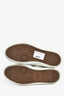 Louis Vuitton White/Grey Monogram Leather Slip-On Sneakers Size 8.5 Mens