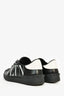 Valentino Black/White Studded Logo Sneakers Size 43 Mens