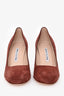 Manolo Blahnik Brown Suede 'Verin 90' Pumps Size 36