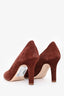 Manolo Blahnik Brown Suede 'Verin 90' Pumps Size 36