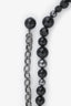 Pre-Loved Chanel™ 2022 Silver-Tone Metal CC Bead Necklace