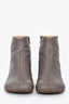 MM6 Maison Margiela Grey Leather Ankle Boots Size 38