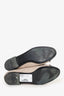 Pre-Loved Chanel™ Taupe Suede CC Cap Toe Ballet Flats Size 36.5
