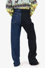 Frame Blue/Black Denim Two Tone Jeans Size 29