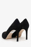Stuart Weitzman Black Suede Platform Heels Size 9