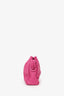 Elleme Pink Leather Ruched Shoulder Bag