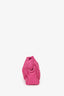 Elleme Pink Leather Ruched Shoulder Bag