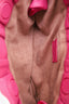Elleme Pink Leather Ruched Shoulder Bag