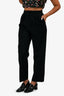 Max Mara Black Virgin Wool Trousers Size 6 US