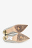 Jimmy Choo Silver Glittery Pointed Heels Size 38.5