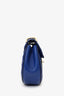 Chloe Navy Leather Mini Drew Bijou Chain Shoulder Bag