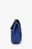 Chloe Navy Leather Mini Drew Bijou Chain Shoulder Bag