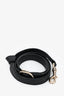 Gucci Black Leather Bamboo Handle Tote with Strap