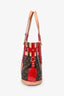 Louis Vuitton 2007 Limited Edition Brown/Red Monogram Neo Bucket Bag