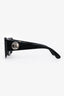 Burberry Black Acrylic Rectangular Sunglasses