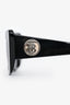 Burberry Black Acrylic Rectangular Sunglasses