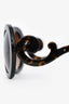 Prada Brown Tortoise Shell Swirl Detail Sunglasses