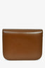 Celine Brown Leather Medium Classic Box Crossbody Bag